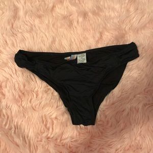 Plain black bathin suit bottoms